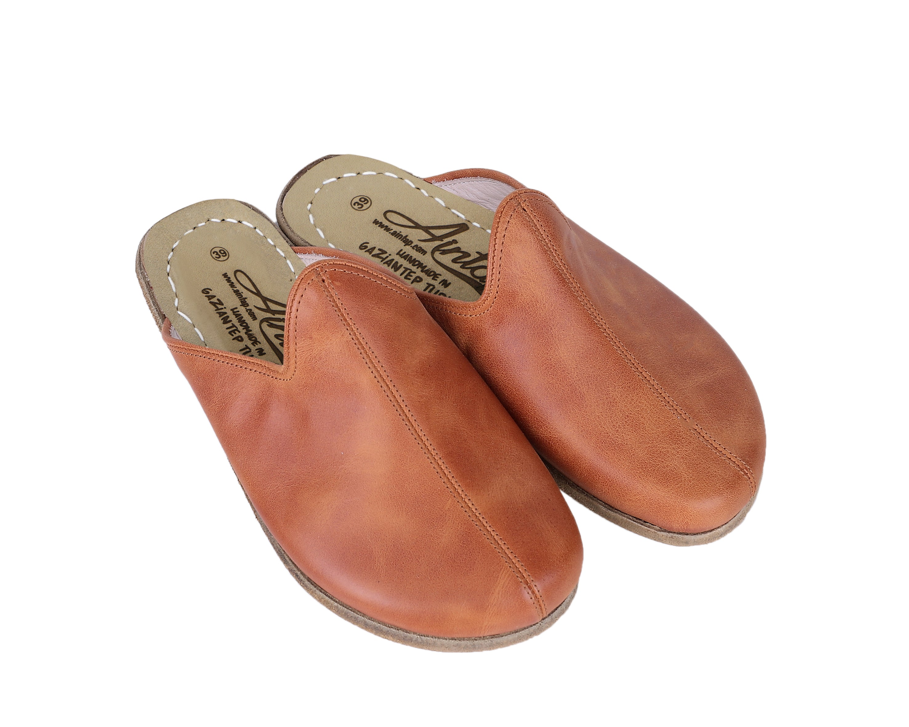 Honey Camel Sandal Wide Barefoot Crazy Leather Handmade